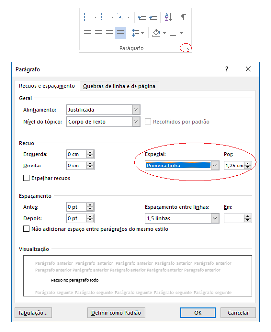 Significado Dos Termos De Formatação Da Abnt E Como Configurar No Word Formatação Abnt 7662